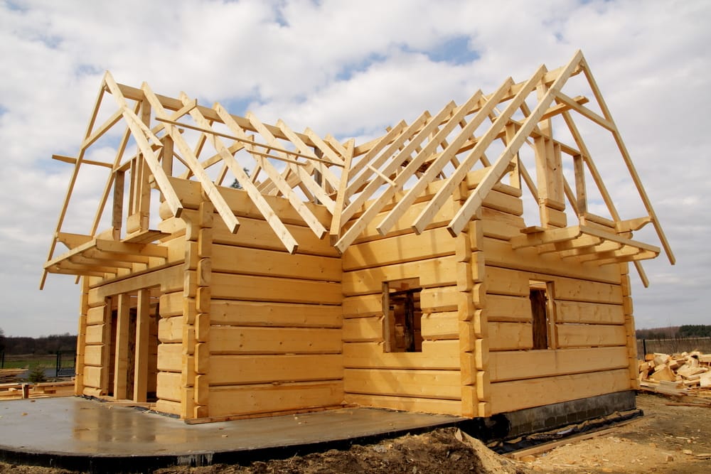 home being built representing builders risk insurance